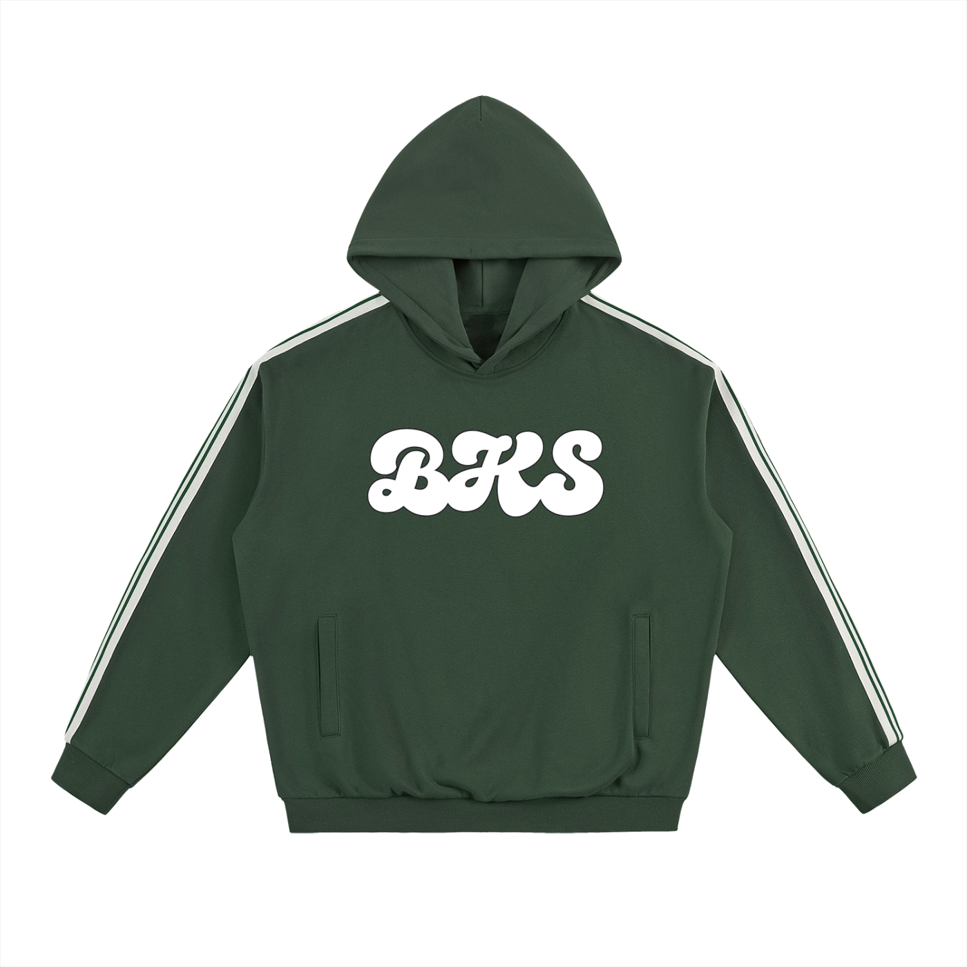 Side Stripe Drop-Shoulder Hoodie